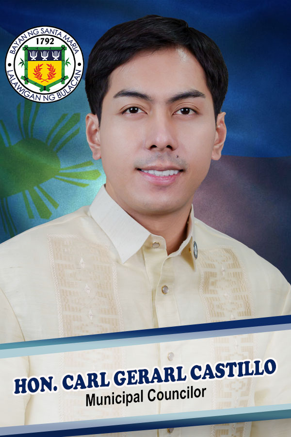 Official portrait of Hon. Carl Gerard Castillo, Municipal Councilor